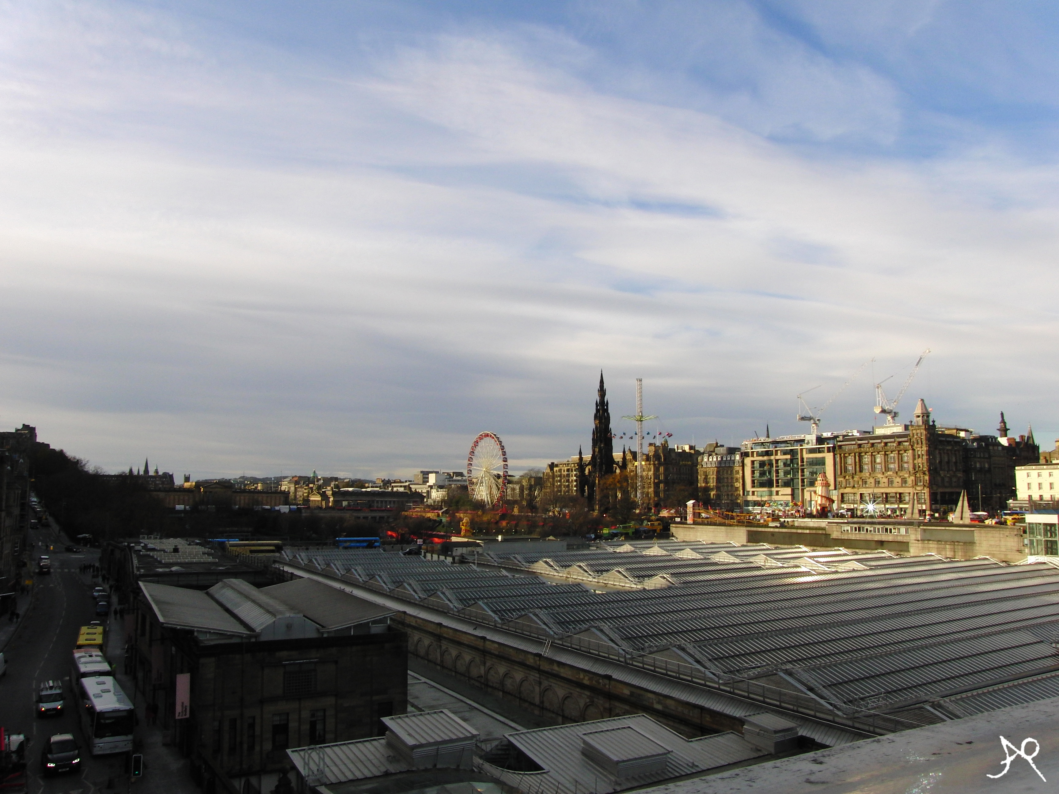 Waverley Railway Station under the North Bridge