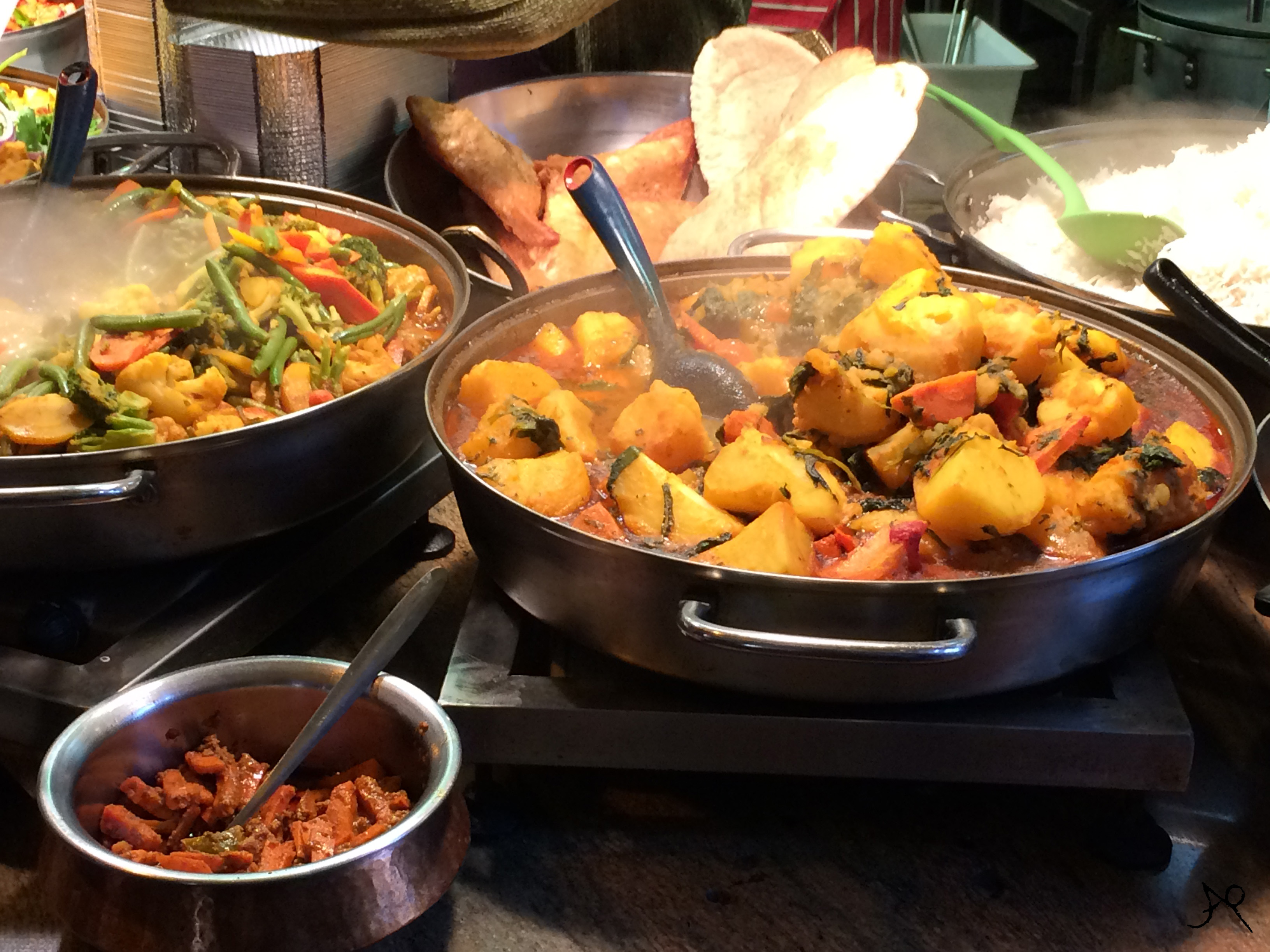 Indian food selection