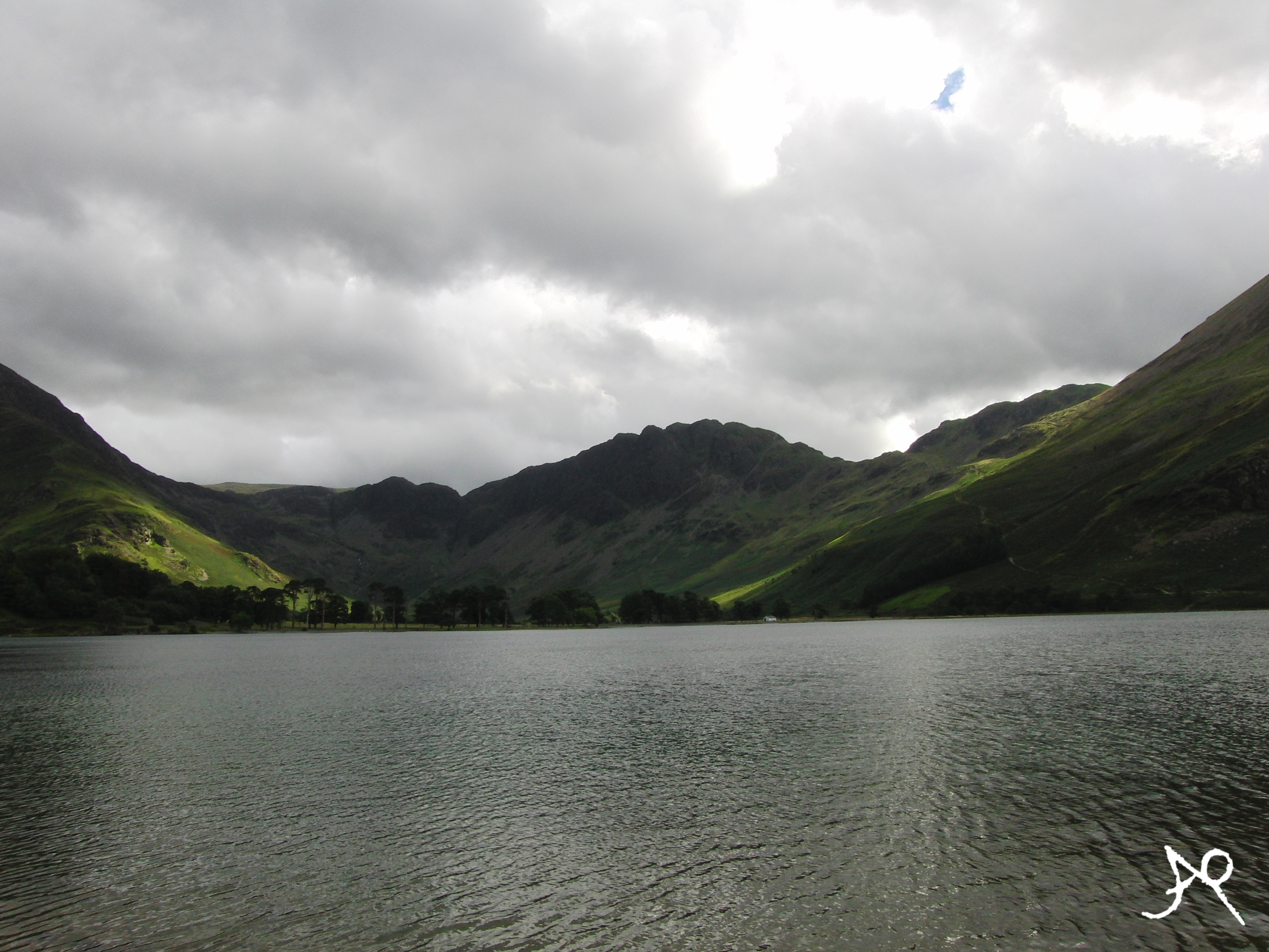 Gatesgarth Farm in the valley
